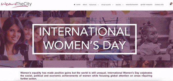 International Women's Day screen recording