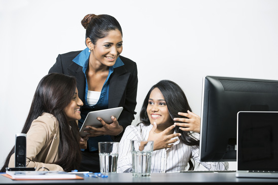 diverse women in a meeting, greater impact in meetings