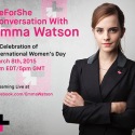 Emma Watson IWD event invite featured