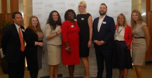 Women Unplugged Speakers, Vanessa Vallely, Lauren Riley, Harriet Minter, Birgit Neu, Heather Meliville, Andy Woodfield at Chicago Booth Business School