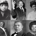 Black History Month montage of celebrated people