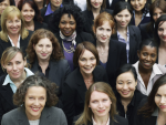 group of diverse women looking at camera featured