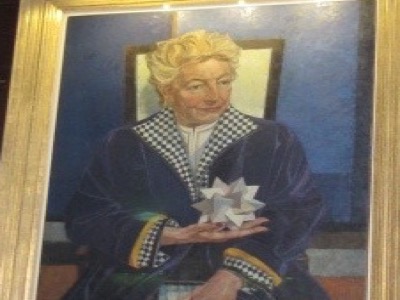 Painting of Dame Shirley