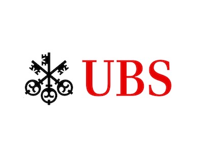 UBS logo Black Logo, Red writing
