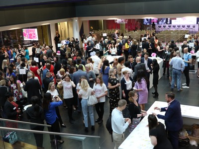 women networking at Rising Stars Shortlist celebration event featured