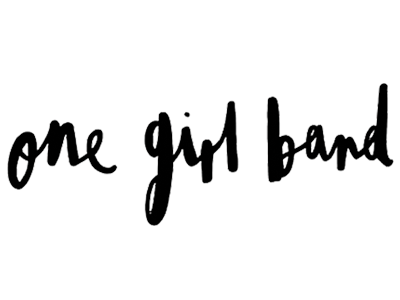 one girl band logo featured