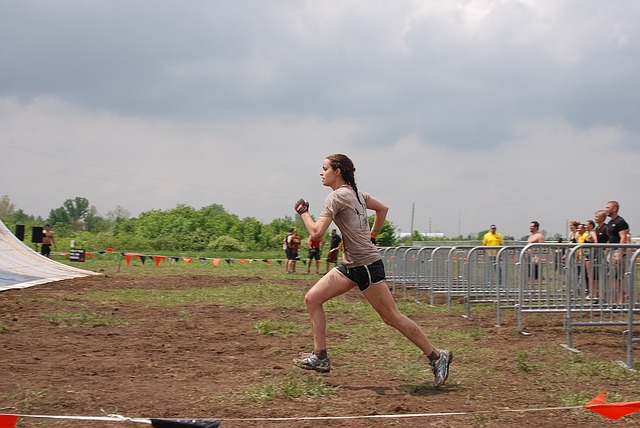 iron girl, woman running