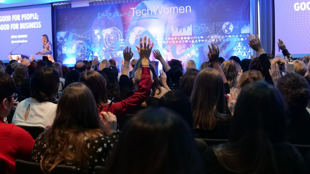 Delegates at the WeAreTechWomen conference