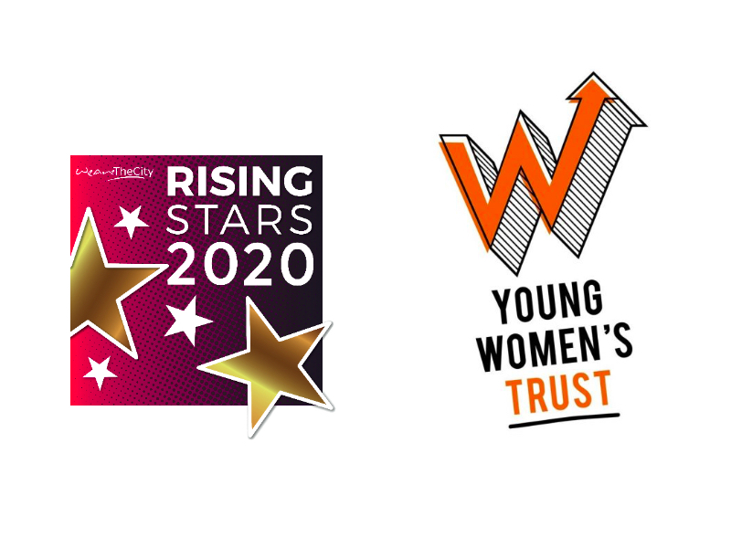 Rising Star and Young Women's Trust logo