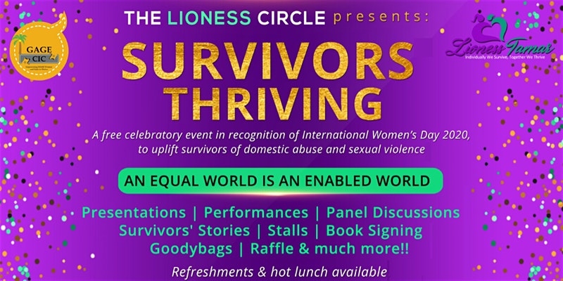 Survivors Thriving - International Women's Day 2020 Event