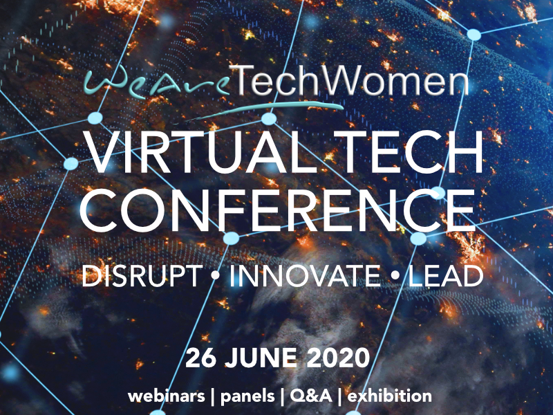 WeAreTechWomen virtual conference