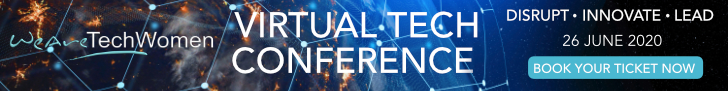 Tech Women virtual conference 2020 advert