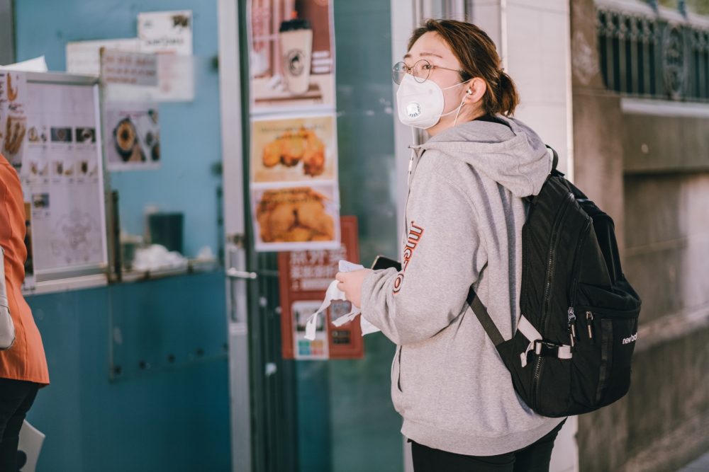 woman wearing a face mask, returning to work after lockdown, COVID-19, preparedness, anxiety