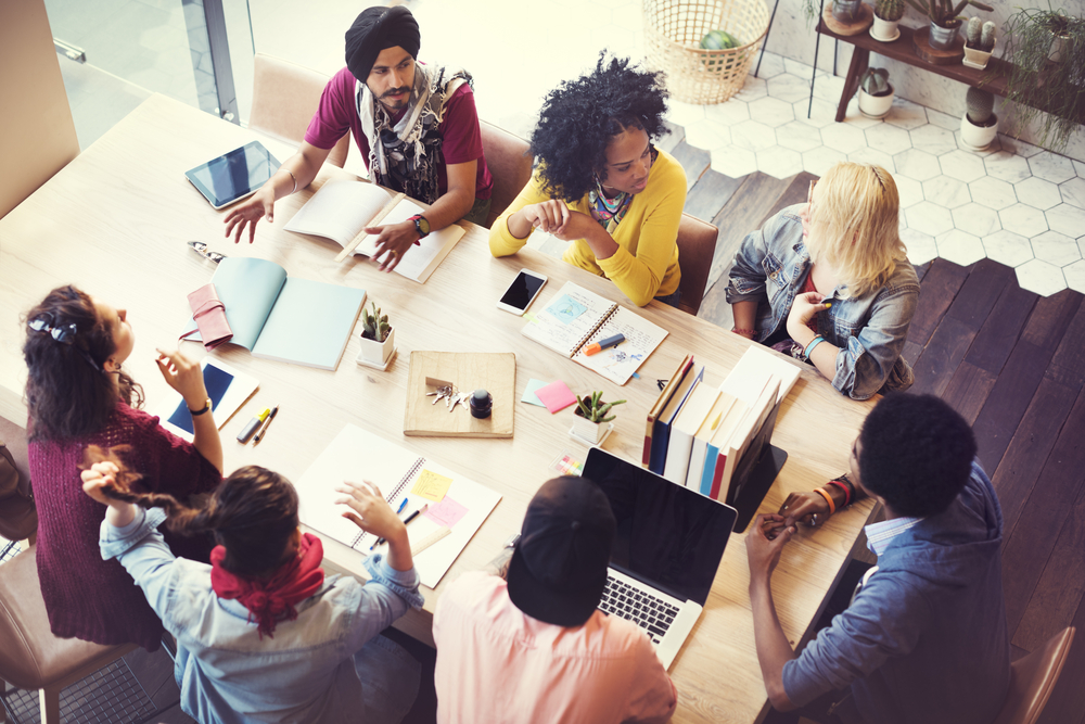 diverse group of people working in an office, diversity, BAME workers, training