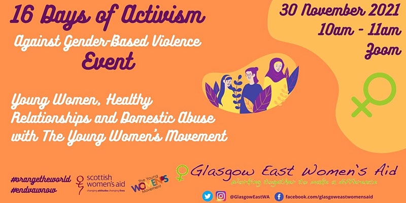 16 Days GBV - Young Women, Healthy Relationships and Domestic Abuse | Glasgow East Women's Aid