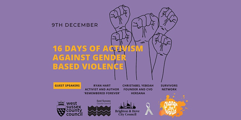 16 Days of Activism Against Gender Based Violence | Sussex