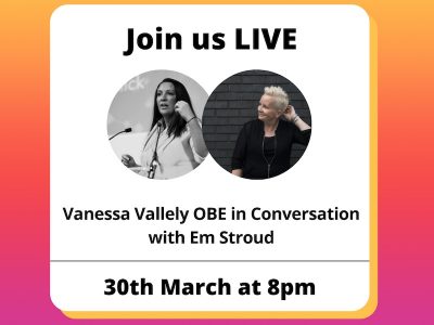 Vanessa Vallely OBE in Conversation with Em StroudVanessa Vallely OBE in Conversation with Em Stroud