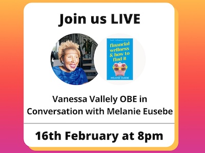 Vanessa Vallely OBE in Conversation with Melanie Eusebe