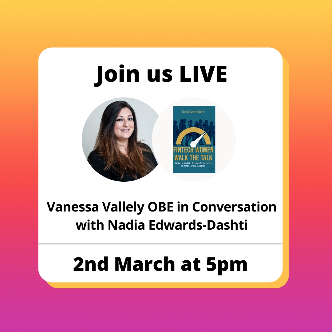 Vanessa Vallely OBE in Conversation with Nadia Edwards-Dashti