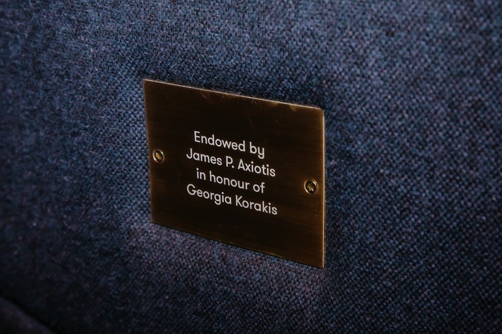 James Axiotis Seat Plaque
