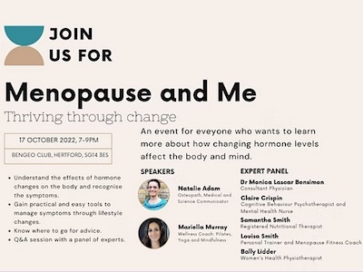 Menopause and Me- Thriving through change event