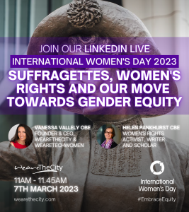 LinkedIn Live Vanessa Vallely Helen Pankhurst IWD