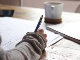 Woman studying, executive education