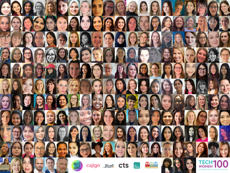 TechWomen100 2023 shortlist montage