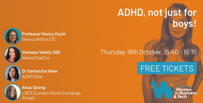 ADHD panel event - Women in Business & Tech Expo 