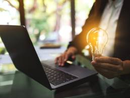 Innovation lightbulb idea