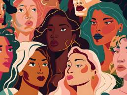 women supporting each other