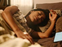Woman sleeping